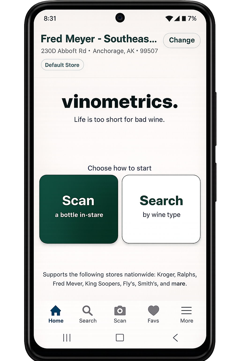 Vinometrics Android beta preview